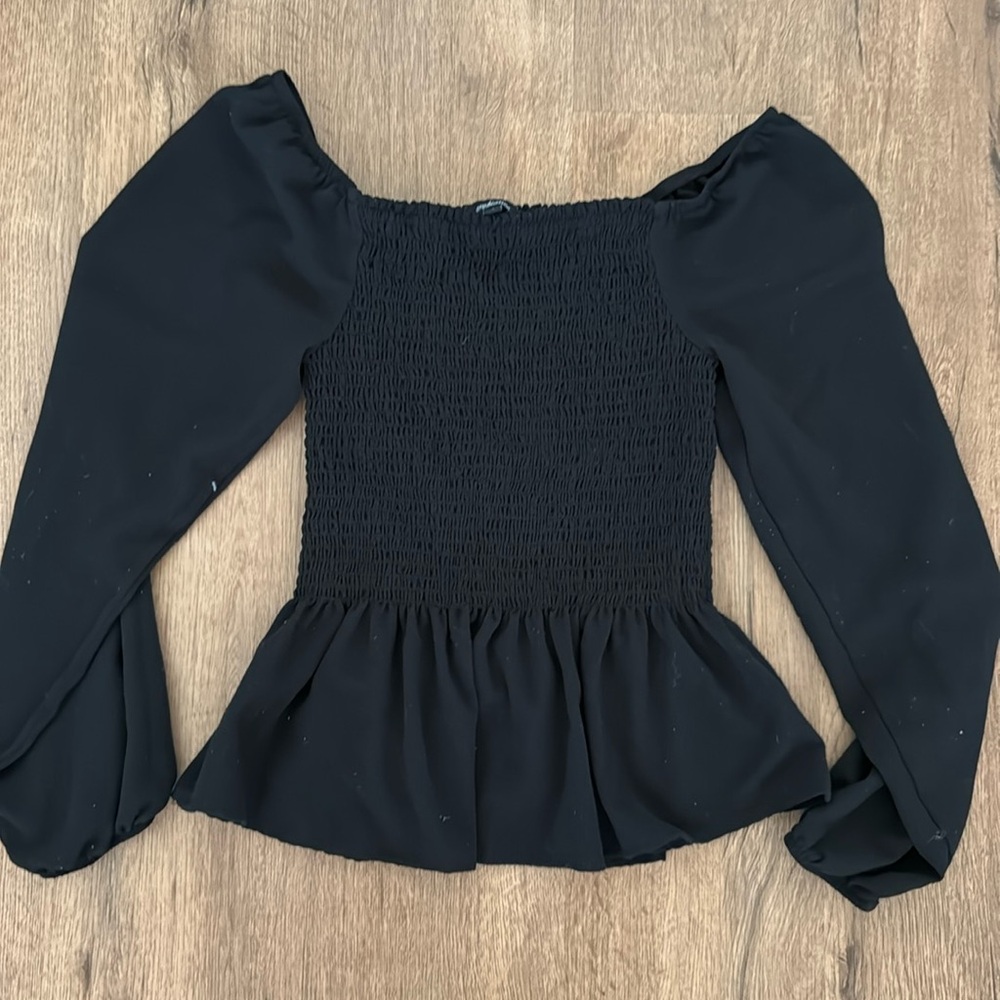 Ambiance Black Off The Shoulder Top